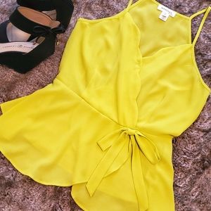 Womens loose fit strap tank top blouse